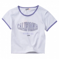 Παιδική μπλούζα Losan για κορίτσια California άσπρο 
