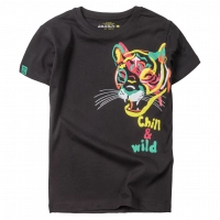 Παιδική μπλούζα Losan για αγόρια Tiger μαύρο