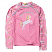 Παιδική αντιηλιακή μπλούζα με προστασία uv Losan για κορίτσια Stay magical ροζ