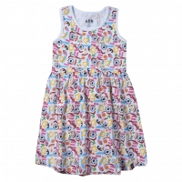 Παιδικό φόρεμα AKO για κορίτσια Essen άσπρο