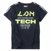 Παιδική μπλούζα Losan για αγόρια LSN tech μαύρο