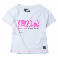 Παιδική μπλούζα Losan για κορίτσια movement άσπρο 