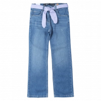 Παιδικό παντελόνι τζιν καμπάνα Losan για κορίτσια denim μπλε 