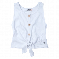 Παιδική μπλούζα Losan για κορίτσια summer season άσπρο