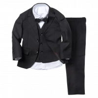 Παιδικό κουστούμι για αγόρια & παραγαμπράκια Άρατος μαύρο 