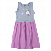 Παιδικό φόρεμα ΑΚΟ για κορίτσια Unicorn White γκρι