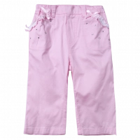 Παιδικό παντελόνι για κορίτσια strass ροζ