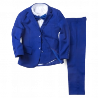 Παιδικό κουστούμι για αγόρια & παραγαμπράκια Άρατος μπλε ρουά