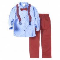 Παιδικό σετ με πουκάμισο για αγόρια Loupi ραφ 