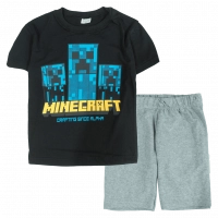 Παιδικό σετ Online για αγόρια Minecraft μαύρο καλοκαιρινά σετάκια οιικονομικά προσφορά ελληνικά φτηνά ετών Online