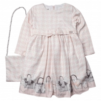 Βρεφικό φόρεμα Εβίτα για κορίτσια Shop ροζ