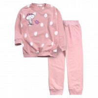 Παιδικό σετ φόρμας ΝΕΚ για κορίτσια Mushroom ροζ