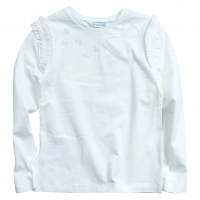 Παιδική μπλούζα Mayoral για κορίτσια Flystrass άσπρο