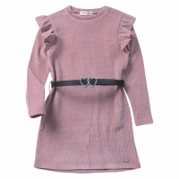 Παιδικό φόρεμα ΕΒΙΤΑ για κορίτσια Straight Hearts ροζ