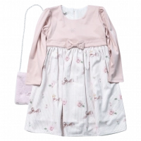 Παιδικό φόρεμα ΕΒΙΤΑ για κορίτσια Stab ροζ 