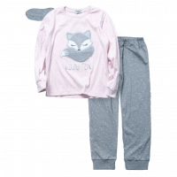 Παιδική πιτζάμα Εβίτα για κορίτσια Foxy fox ροζ