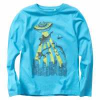 Παιδική μπλούζα Name it Dino city γαλάζια