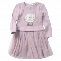 Παιδικό φόρεμα Εβίτα για κορίτσια Sweet σομόν