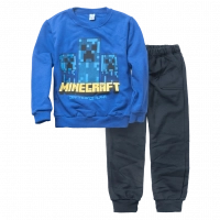 Παιδικό σετ φόρμας Online για αγόρια Minecraft μπλε ρουά