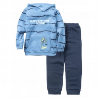 Παιδικό σετ φόρμας ΝΕΚ για αγόρια Adventure Mode μπλε καθημερινό χειμωνιάτικο ζεστό άνετο σχολείο ετών online (1)
