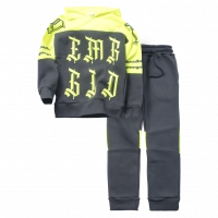Παιδικό σετ φόρμας Emery για αγόρια EMR ανθρακί