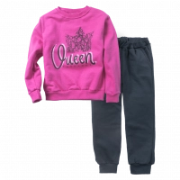 Παιδικό σετ φόρμας Online για κορίτσια Queen Fabulous φούξια