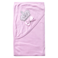 Βρεφική κουβέρτα Online για κορίτσια PinkPrincessOn ροζ 80x80