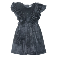 Παιδικό φόρεμα Εβίτα για κορίτσια Holly Night μαύρο casual κοριτσίστικο καλό φόρεμα ετών online (1)