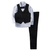 Παιδικό κοστούμι με γιλέκο για αγόρια Scissors cycle μαύρο 6-9