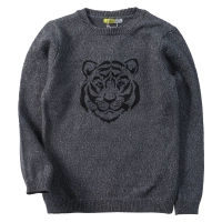 Παιδική μπλούζα Losan για αγόρια Tiger γκρι 