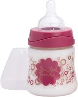 Βρεφικό μπιμπερό Suavinex για κορίτσια Flower φούξια 150ml 0+m νεογέννητο πλαστικό μωρό όμορφο λουλούδια χρυσό μηνών online
