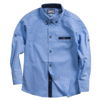 Παιδικό πουκάμισο για αγόρια  Crowley γαλάζιο 1-4 