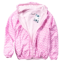 Παιδικό μπουφάν Εβίτα για κορίτσια  Gummy ροζ 