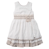Παιδικό φόρεμα Εβίτα για κορίτσια  Simone μπεζ