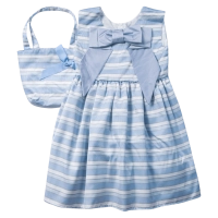Παιδικό φόρεμα Εβίτα για κορίτσια  Marina γαλάζιο 