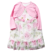 Βρεφικό φόρεμα Εβίτα για κορίτσια Rosa ροζ 