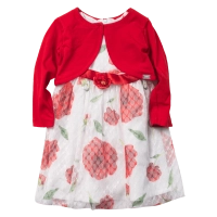 Παιδικό φόρεμα Εβίτα για κορίτσια Rosal κόκκινο 