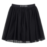 Παιδική φούστα Guess για κορίτσια Net μαύρο