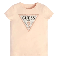 Παιδική μπλούζα Guess για κορίτσια Strass σομόν 
