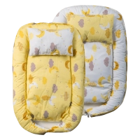 Βρεφική φωλια για μωράκια clouds2 κίτρινο βρεφικές φωλιές για αγόρια κορίτσια βαμβακερά κουκούλια νεογέννητα