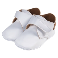 Βρεφικά παπούτσια για αγόρια little king άσπρο παπουτσάκια αγκαλιάς για μωράκια μαλακά μηνών online