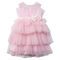 Βρεφικό φόρεμα αμπιγέ για κορίτσια Rosalias ροζ