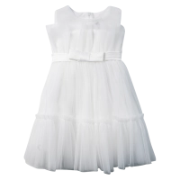 Βρεφικό φόρεμα αμπιγέ για κορίτσια Matilda άσπρο 