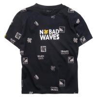Παιδική μπλούζα Mayoral για αγόρια no bad waves μαύρο
