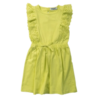 Παιδικό φόρεμα Εβίτα για κορίτσια Soleil λαχανί 