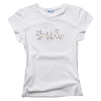 Παιδική μπλούζα Mayoral για κορίτσια Βutr άσπρο 