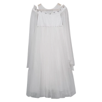 Παιδικό φόρεμα αμπιγέ για κορίτσια Aria άσπρο 