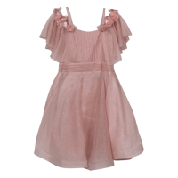 Παιδικό φόρεμα αμπιγέ για κορίτσια Mia ροζ  πριγκιπικά φρέματα για γάμους βαφτίσεις