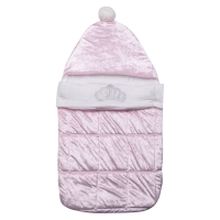 Βρεφικός υπνόσακος για κορίτσια Queen ροζ μοντέρνο νεογέννητο μαιευτήριο δώρο ζεστός online (6)