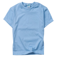 Παιδική μπλούζα μονόχρωμη κοντομάνικη Online Lord γαλάζιο